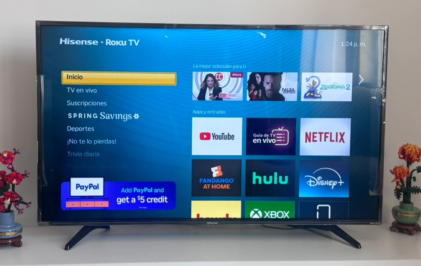 Hisense Roku TV 43”