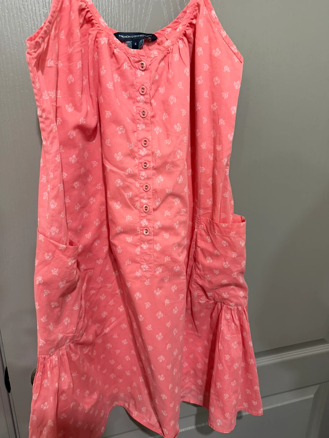 French Connection Coral Floral Dress