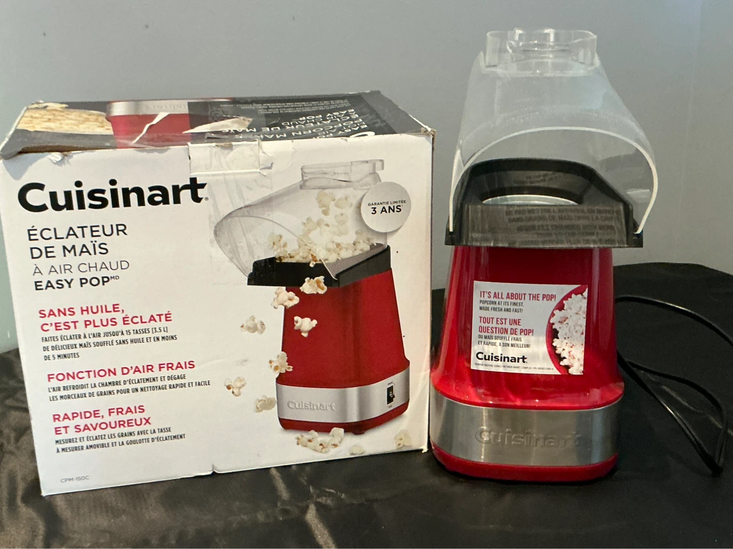 Cuisinart Easy Pop Hot Air Popcorn Maker
