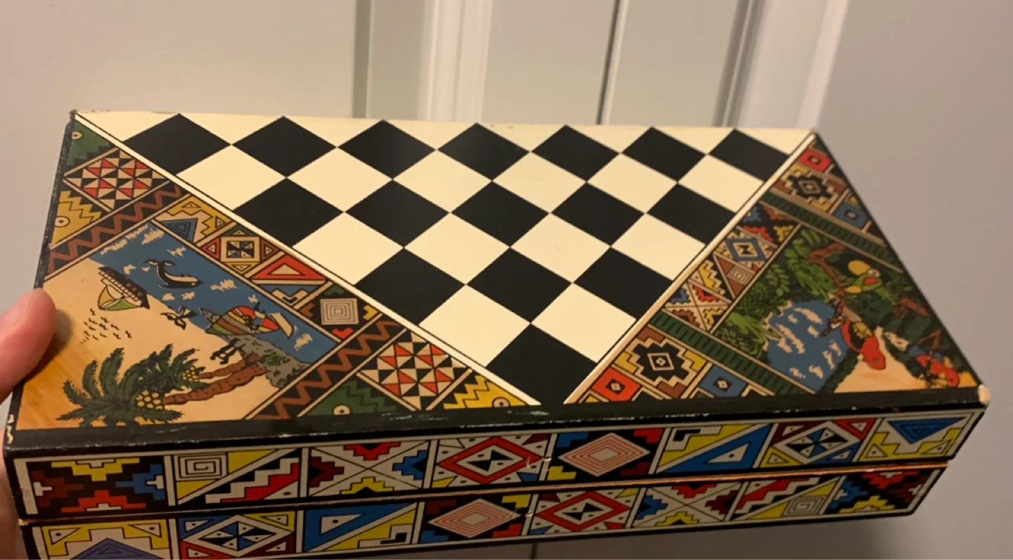 Vintage Chess Set with Decorative Box - photo 3