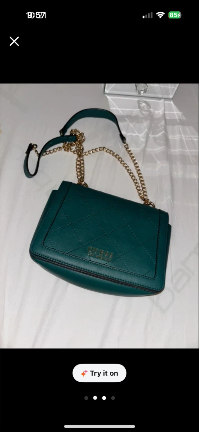 Teal Guess Crossbody Bag