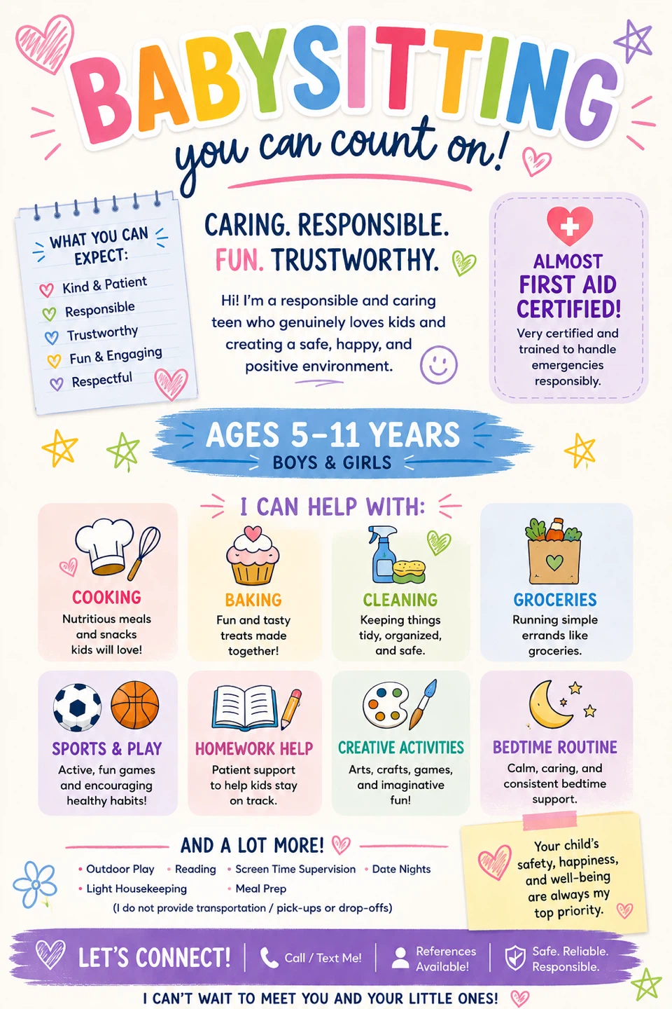 Babysitting Service for Children