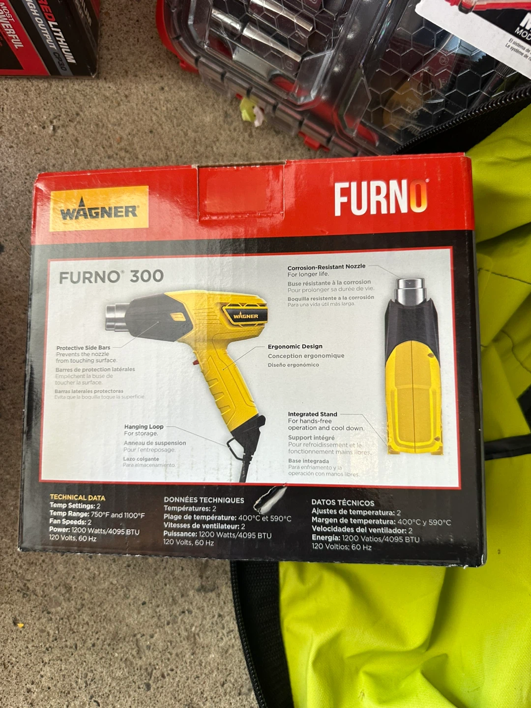 Wagner Furno 300 Dual-Temperature Heat Gun - photo 3