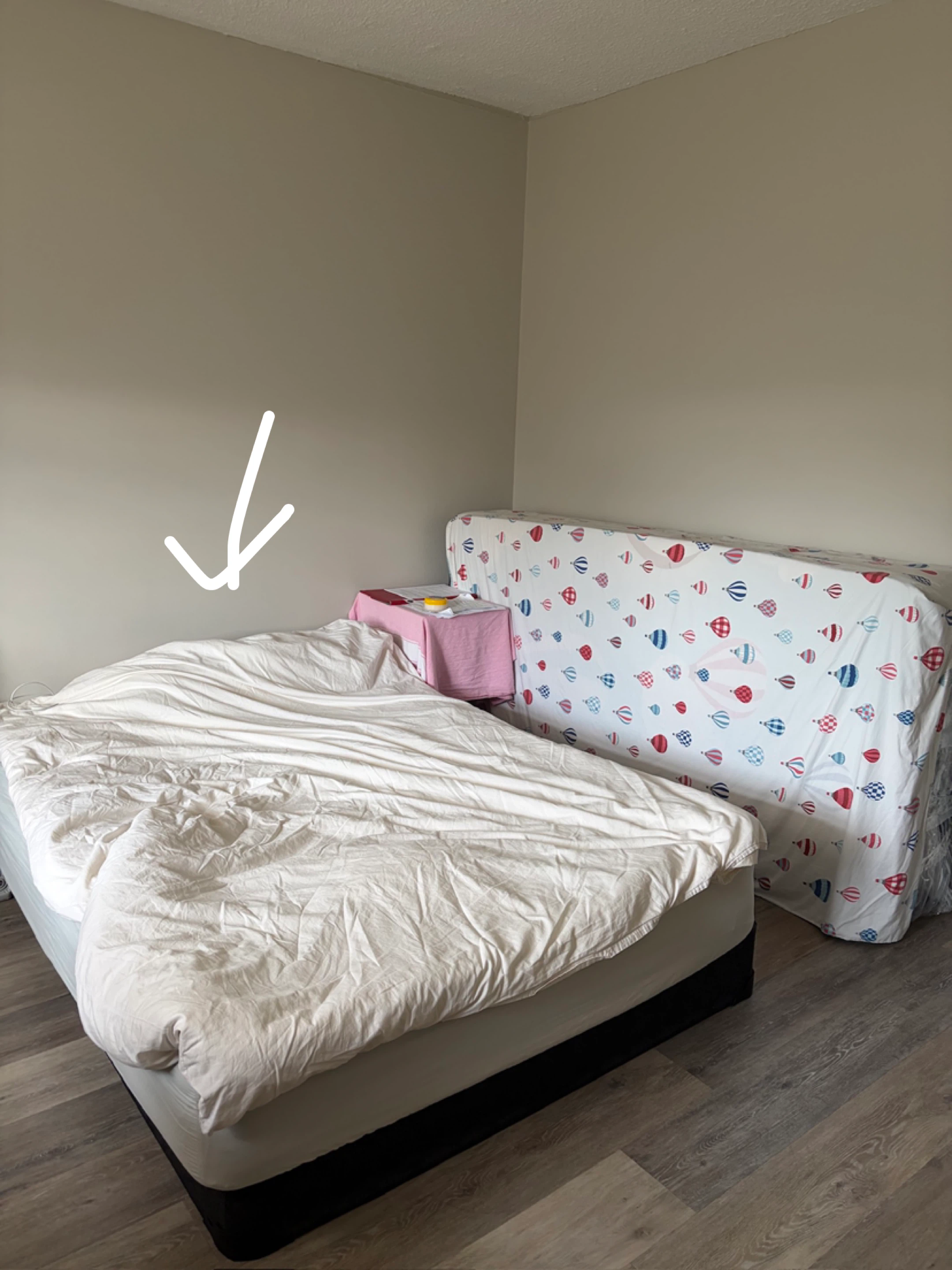Double Bed Frame with Mattress