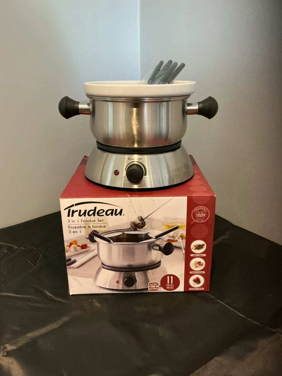 Trudeau 3 in 1 Fondue Set