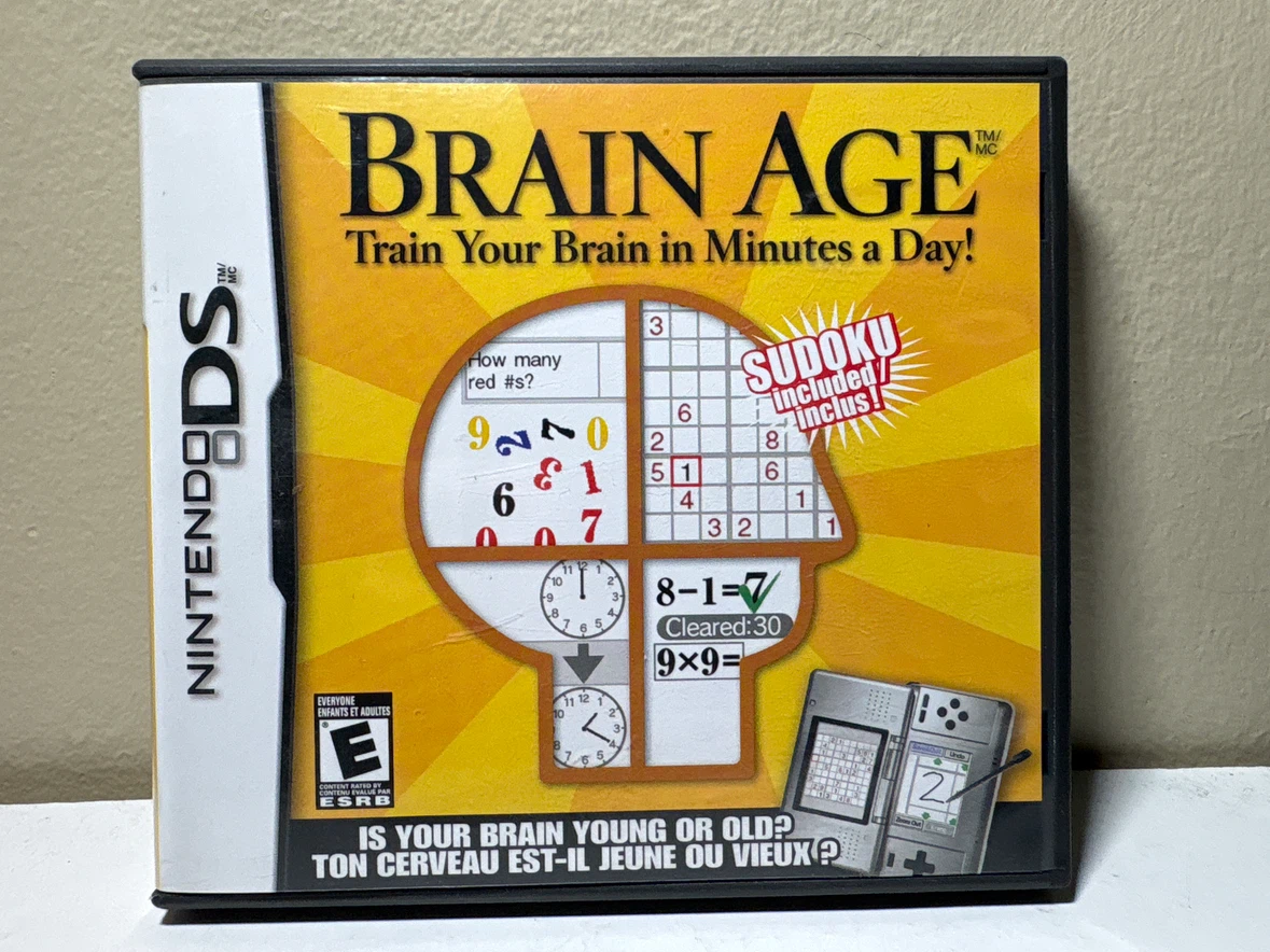 Brain Age: Train Your Brain in Minutes a Day! Nintendo DS