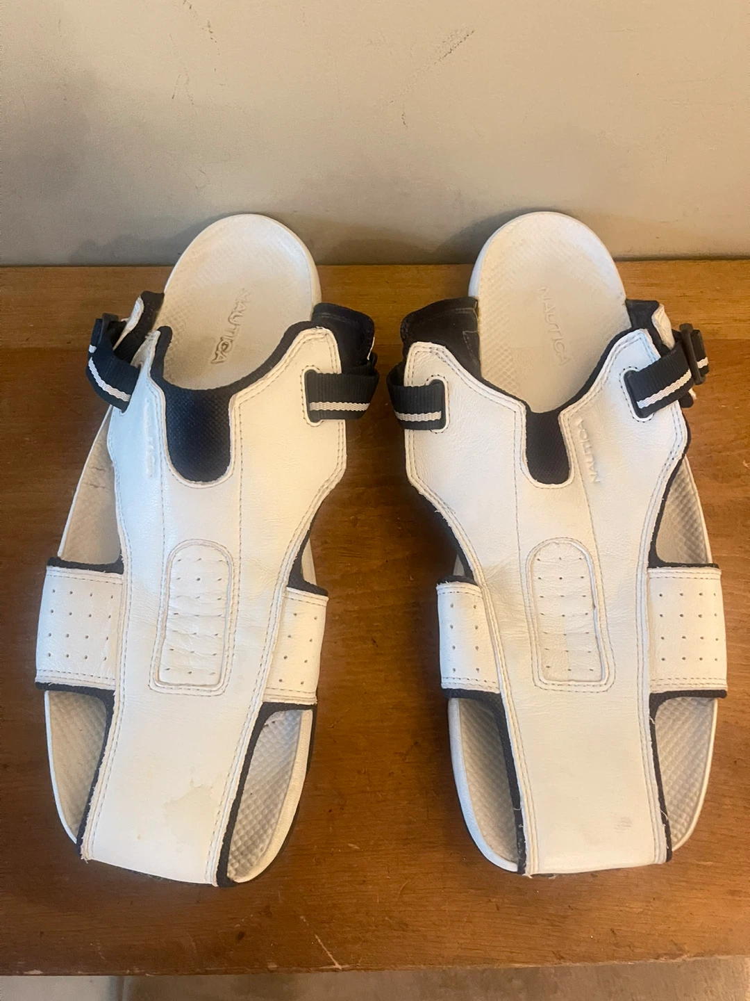 Nautica White and Navy Sport Sandals - photo 2