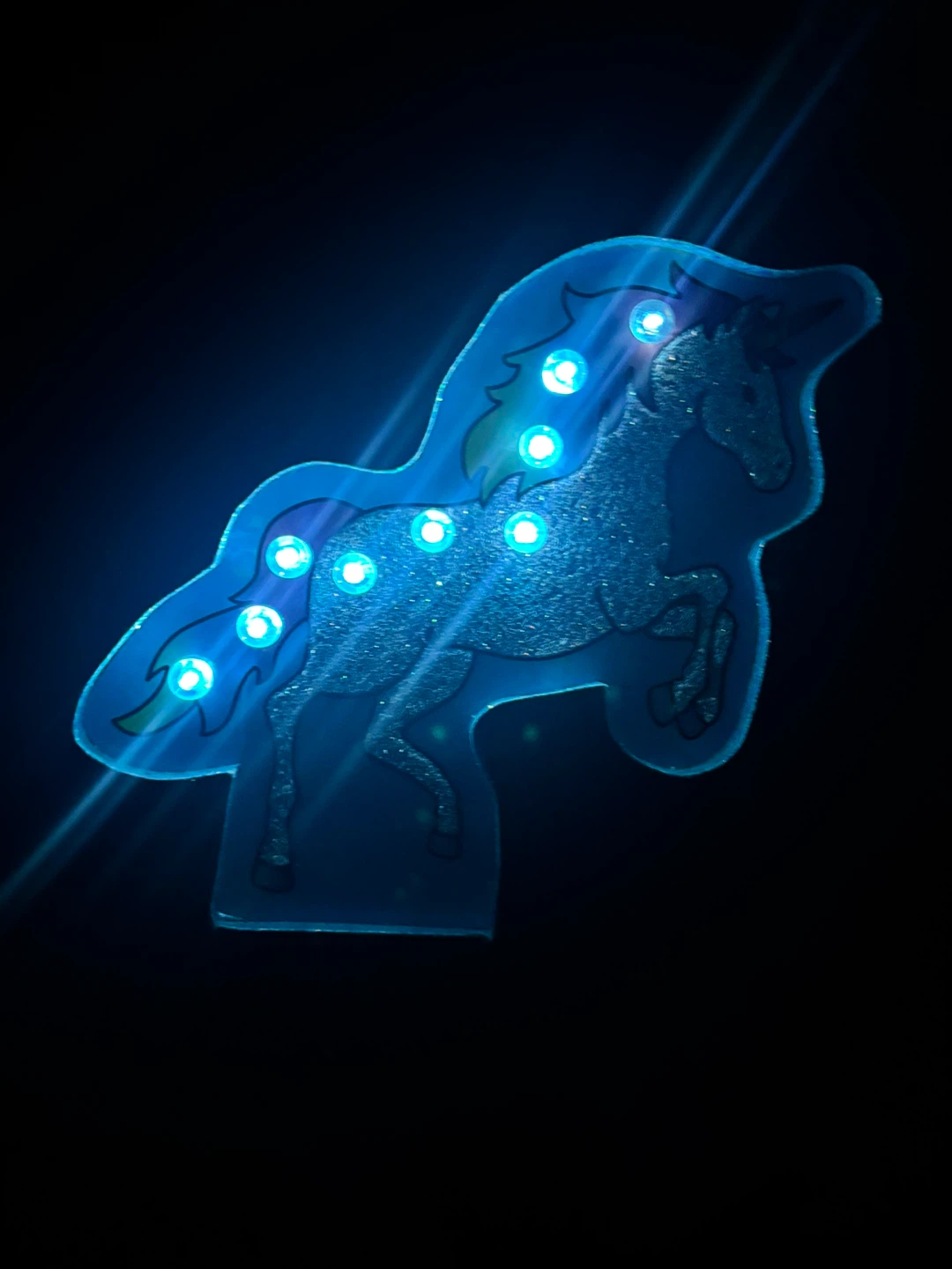 Rare Vintage 2015 Justice Unicorn Light – Retired Collectible - photo 4