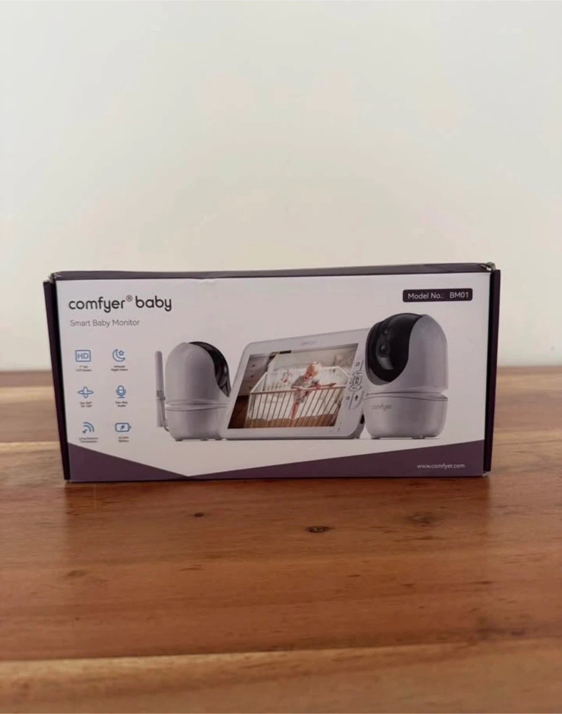 Comfyer Baby Monitor with 2 cameras