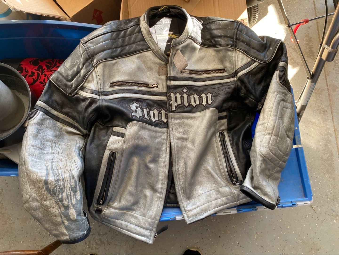 Scorpion EXO Leather Motorcycle Jacket