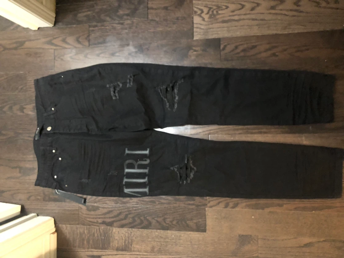 Amiri Black Jeans