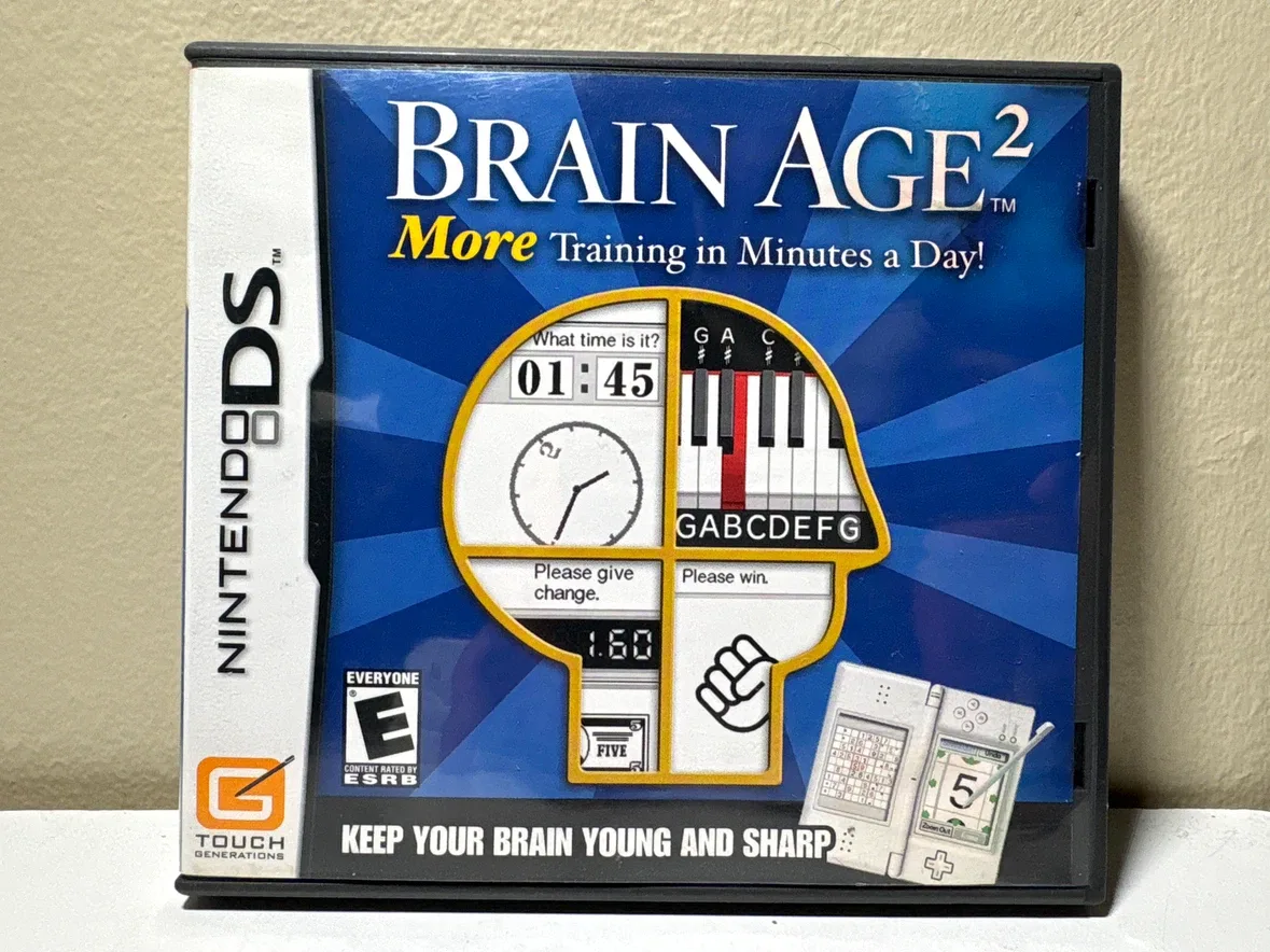 Brain Age 2: More Training in Minutes a Day! Nintendo DS