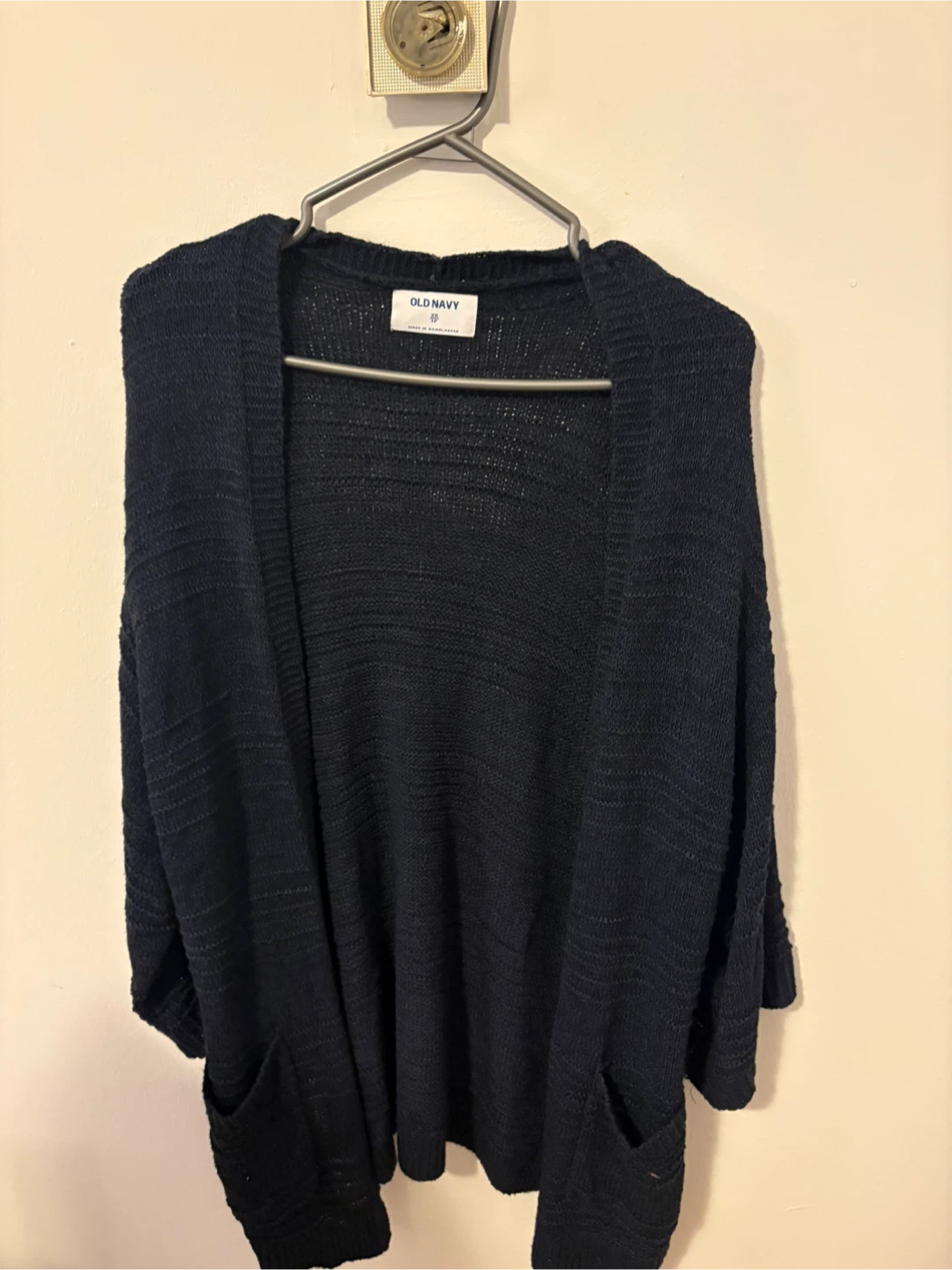 H&M Denim Shirt with Floral Embroidery & Old Navy Cardigan - photo 2