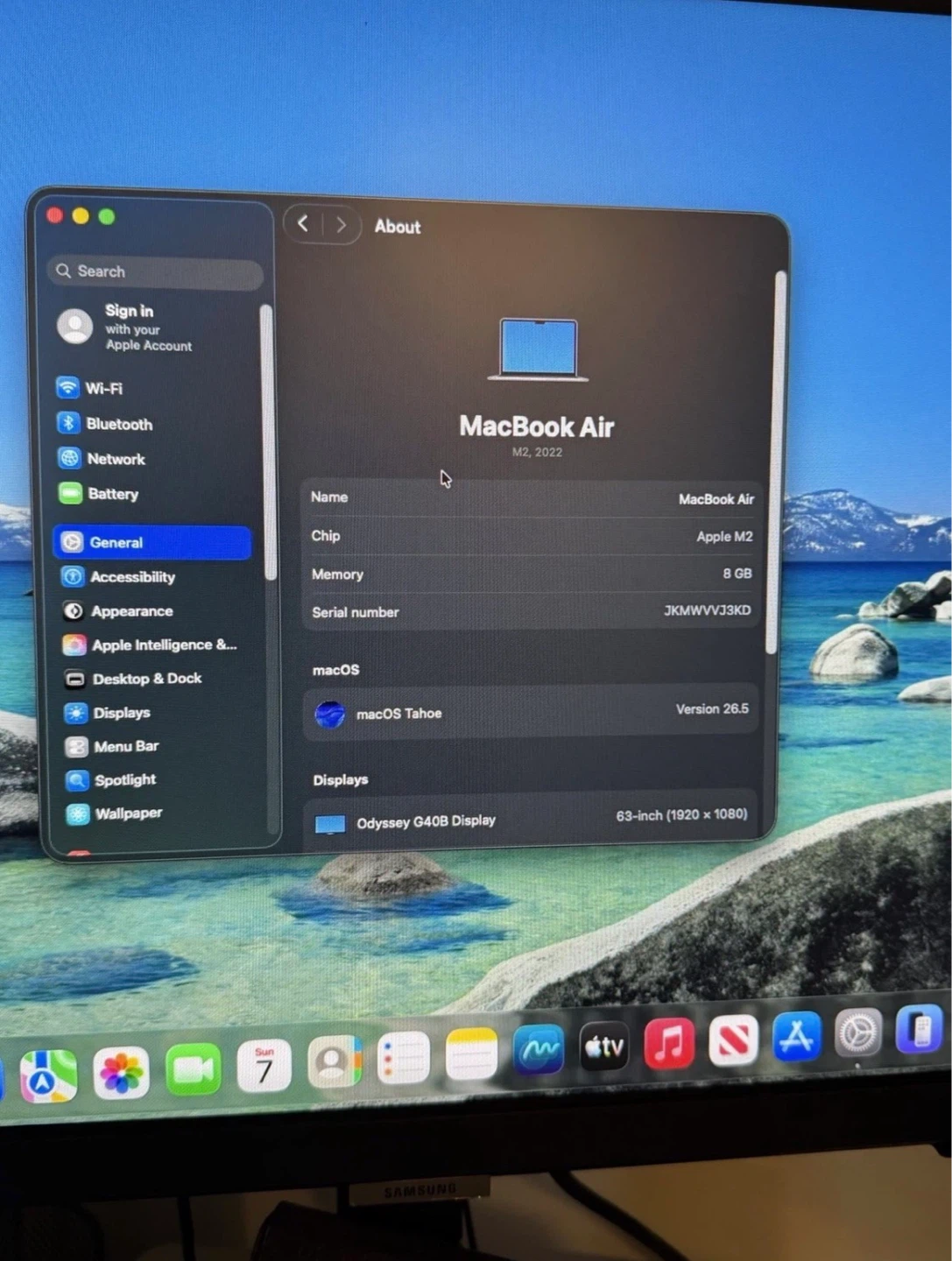 MacBook Air M2 13.6” 8GB 256GB Space Gray BROKEN SCREEN - photo 2