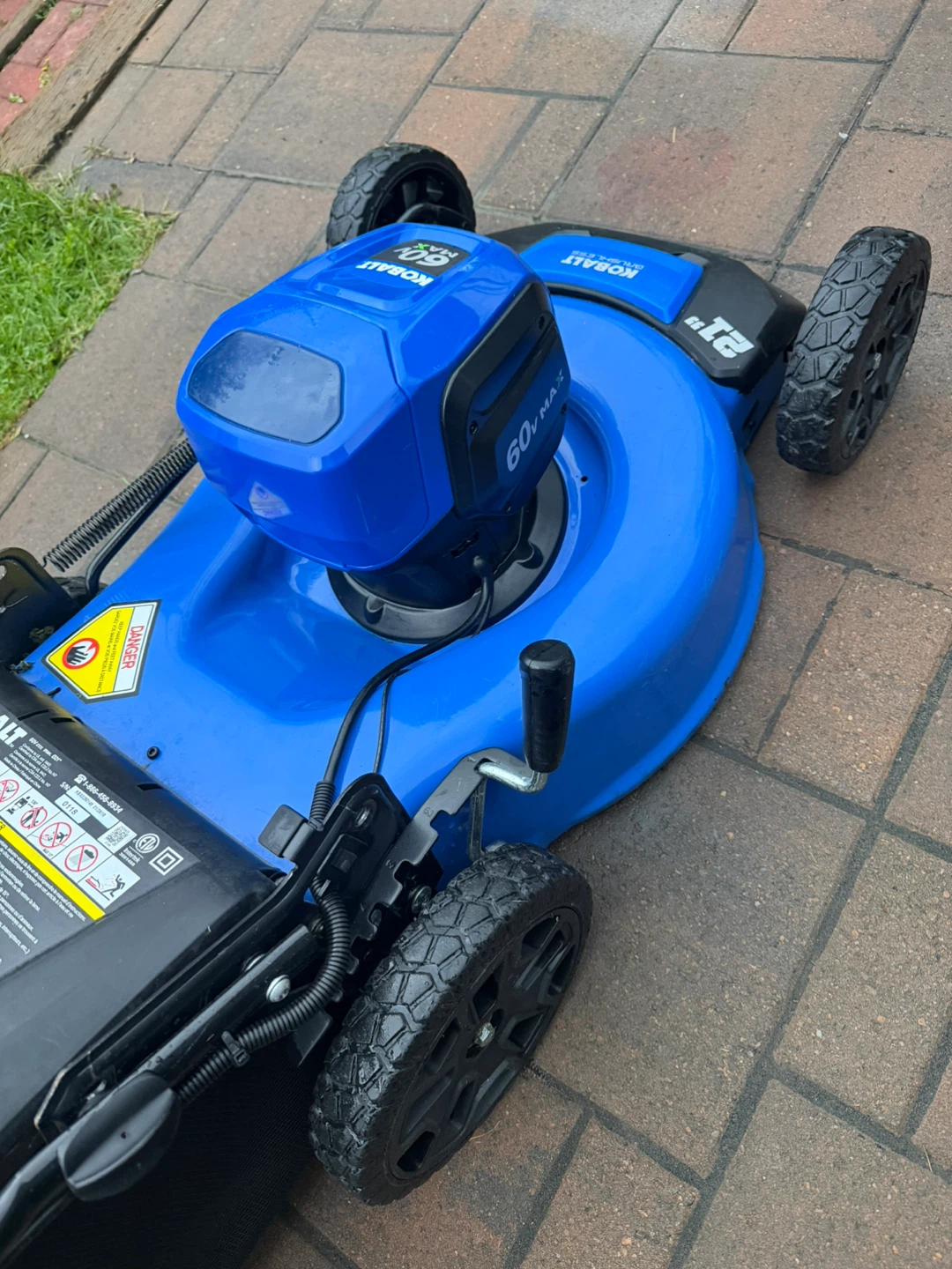 Kobalt 60V Max Brushless 21" Electric Mower - photo 5