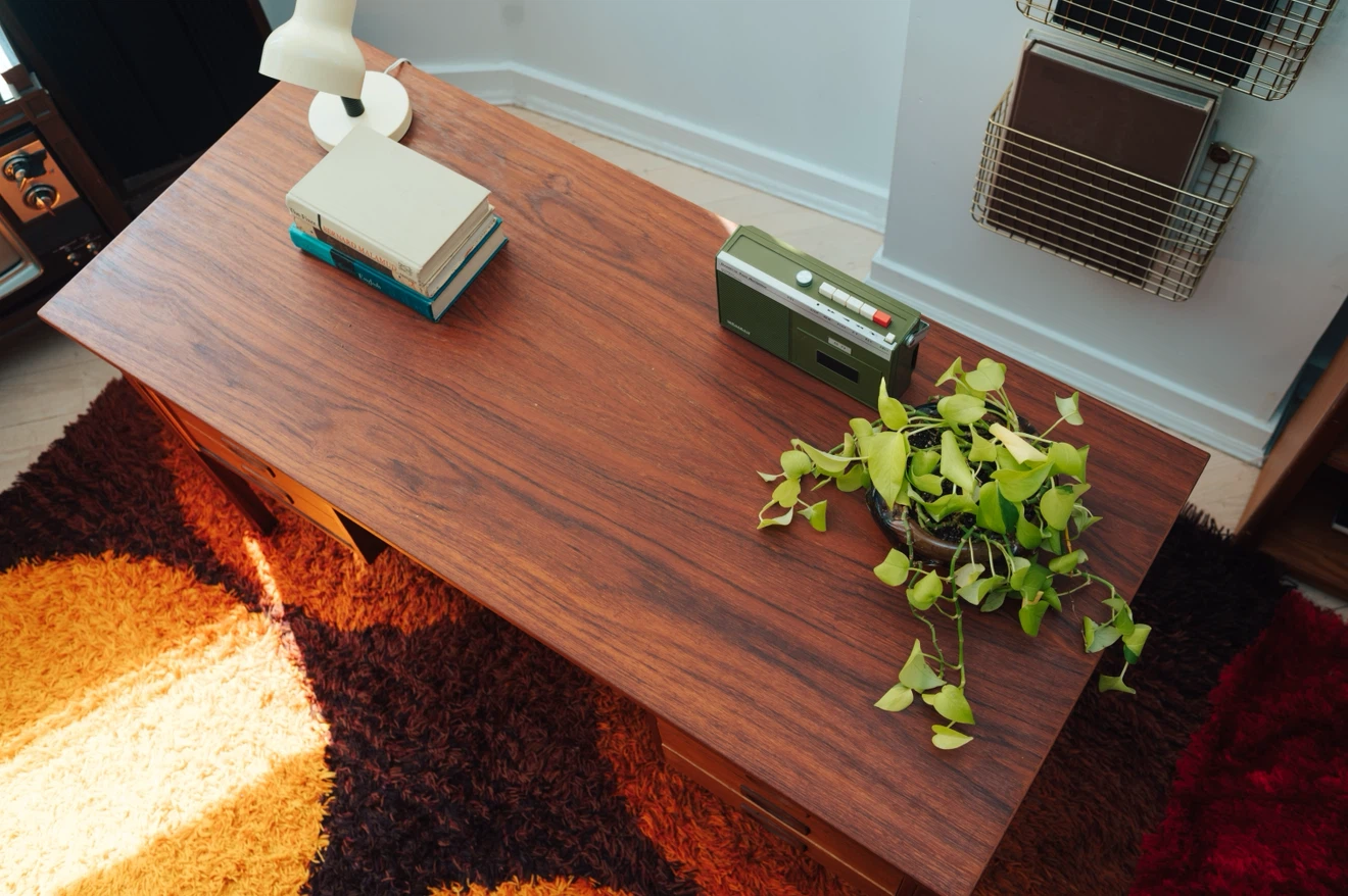 1960s Danish Modern Teak Partner’s Desk - photo 3