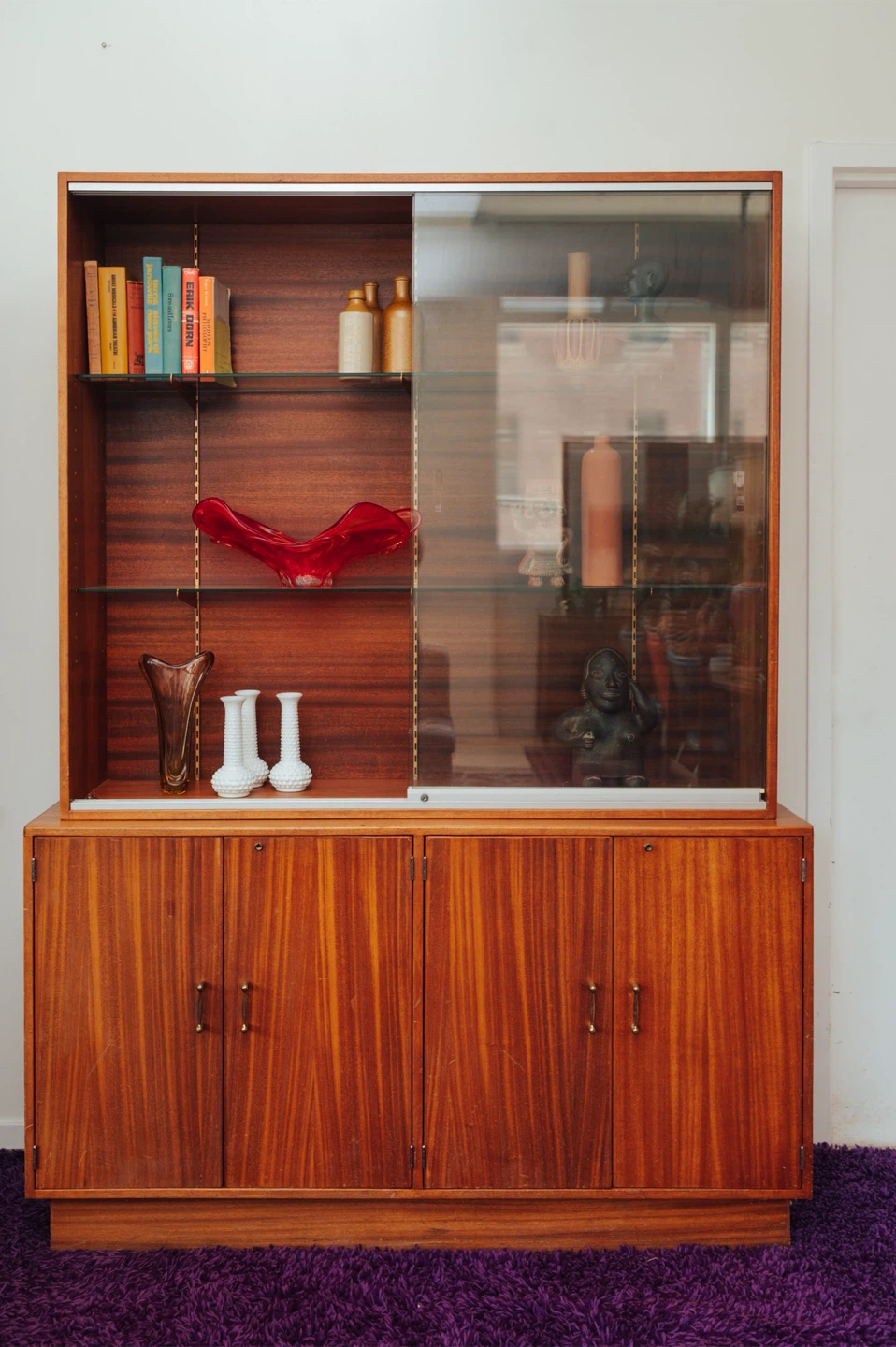 Mid-Century Teak Display Cabinet & Sideboard
