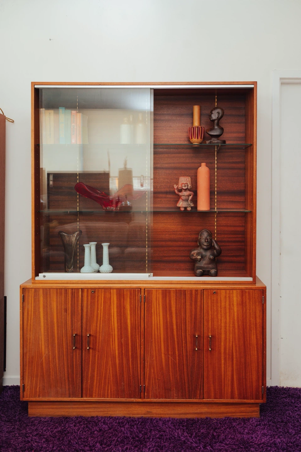 Mid-Century Teak Display Cabinet & Sideboard - photo 2