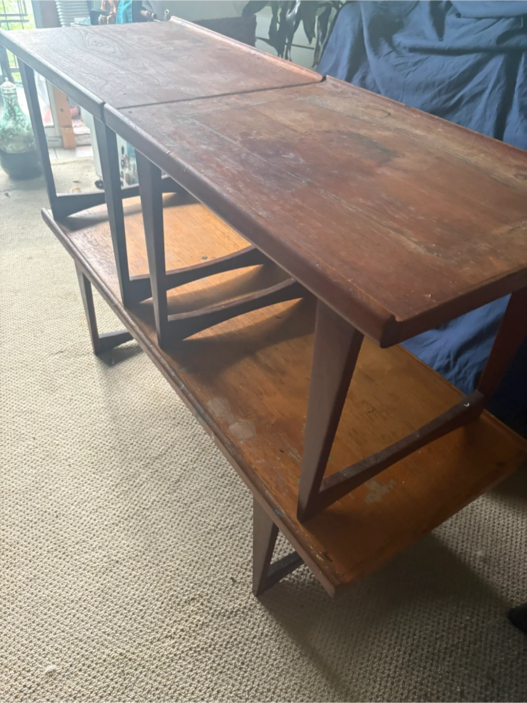 Teak Coffee Table and matching end tables