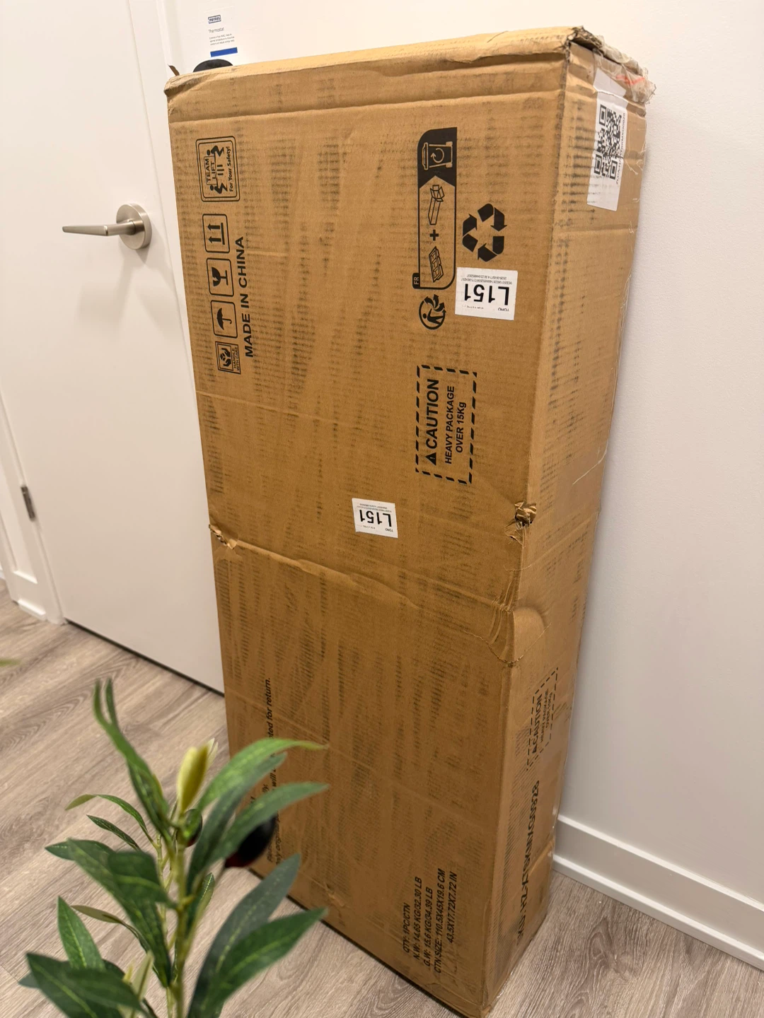 Brand New & Unopened: Smuxee Walnut 6-Tier Shoe Cabinet