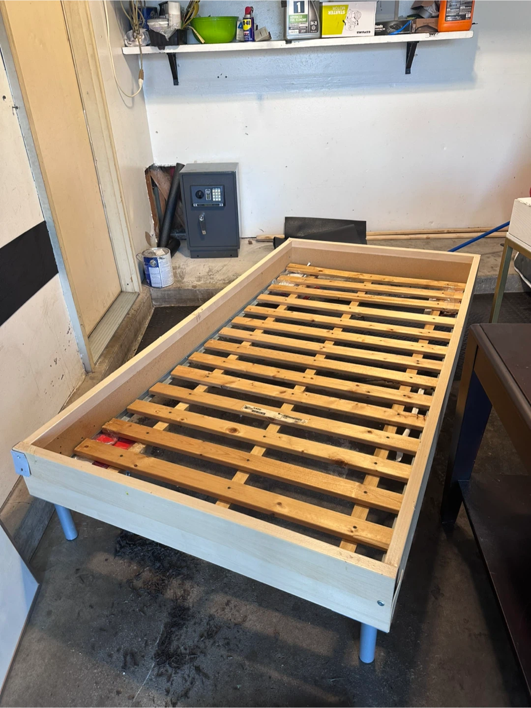 Wooden Bed Frame with Slats - photo 2