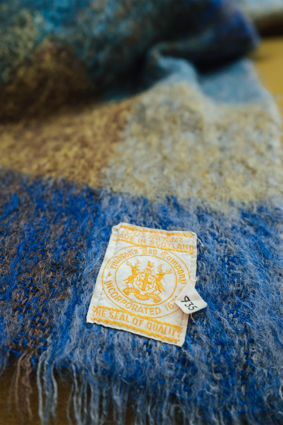Hudson’s Bay Scottish 100% Mohair Throw Blanket - photo 2
