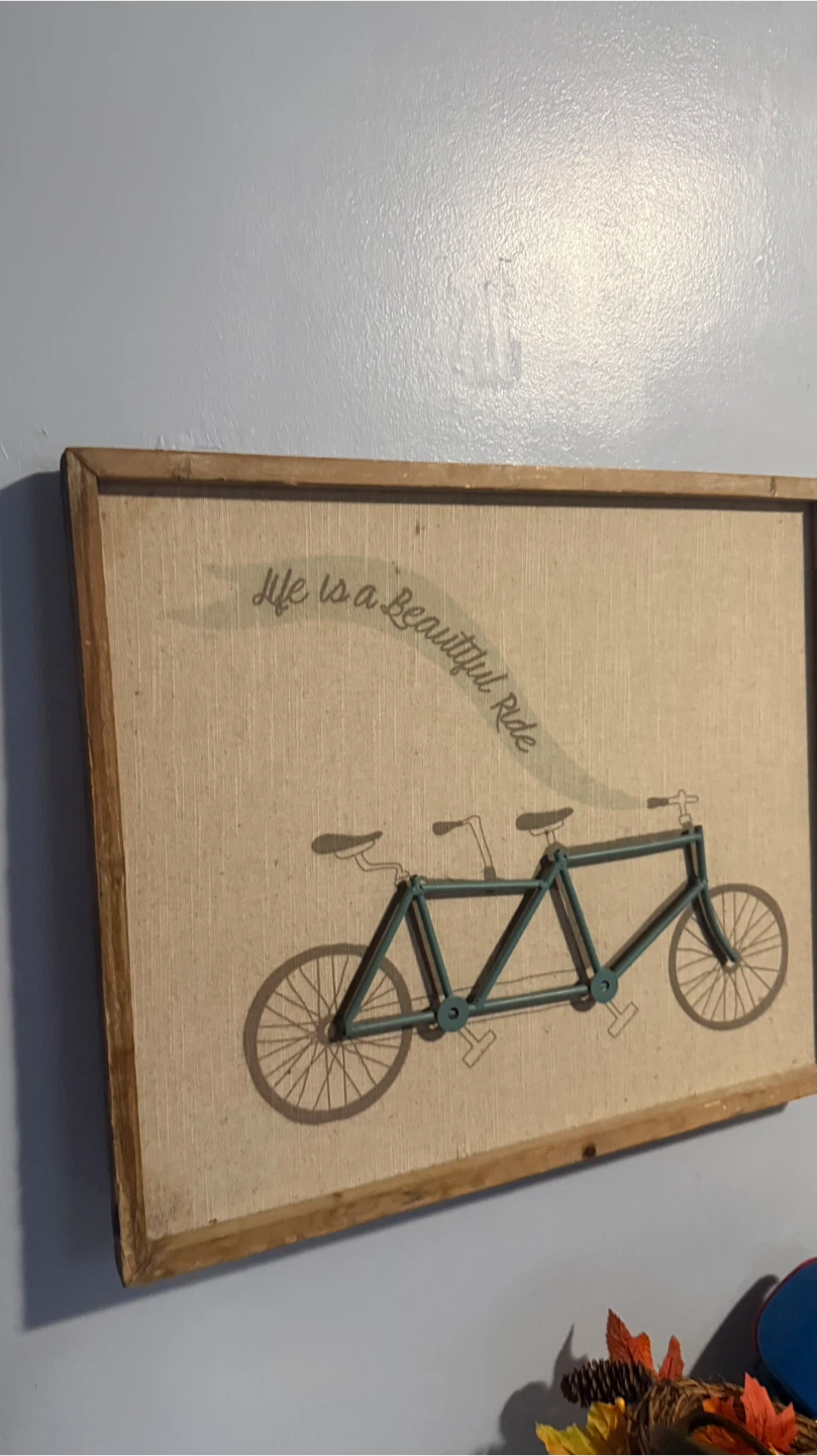 Tandem Bike Wall Art "Life is a Beautiful Ride" - photo 2