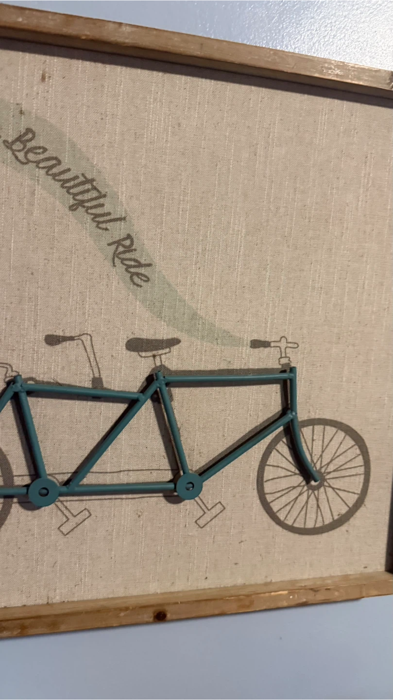 Tandem Bike Wall Art "Life is a Beautiful Ride" - photo 4
