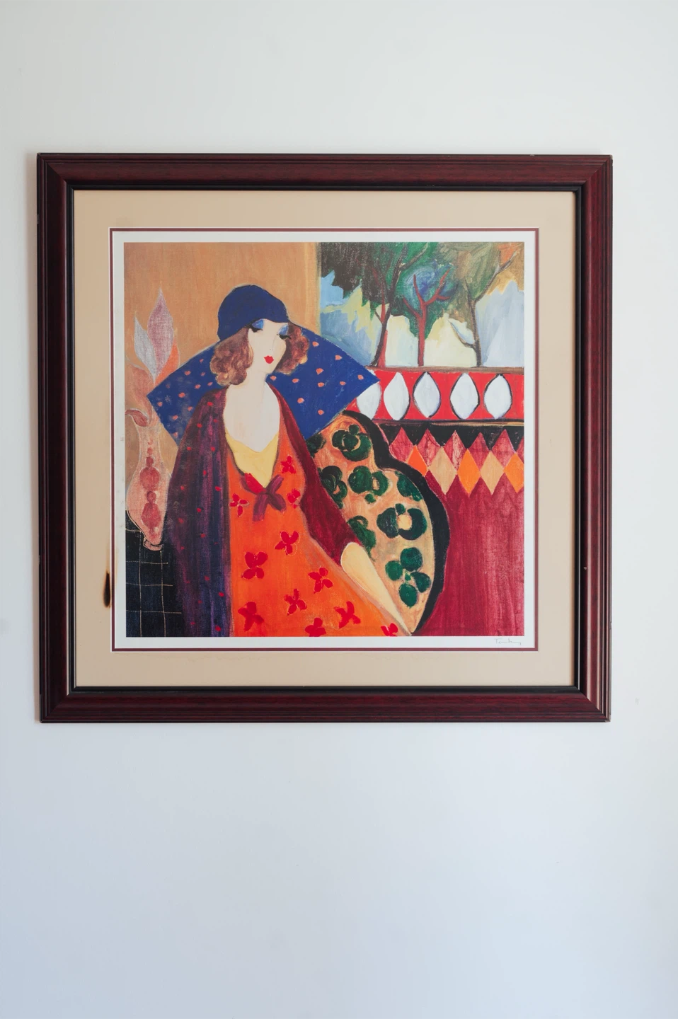“Afternoon Reverie” — Large Framed Itzchak Tarkay Print