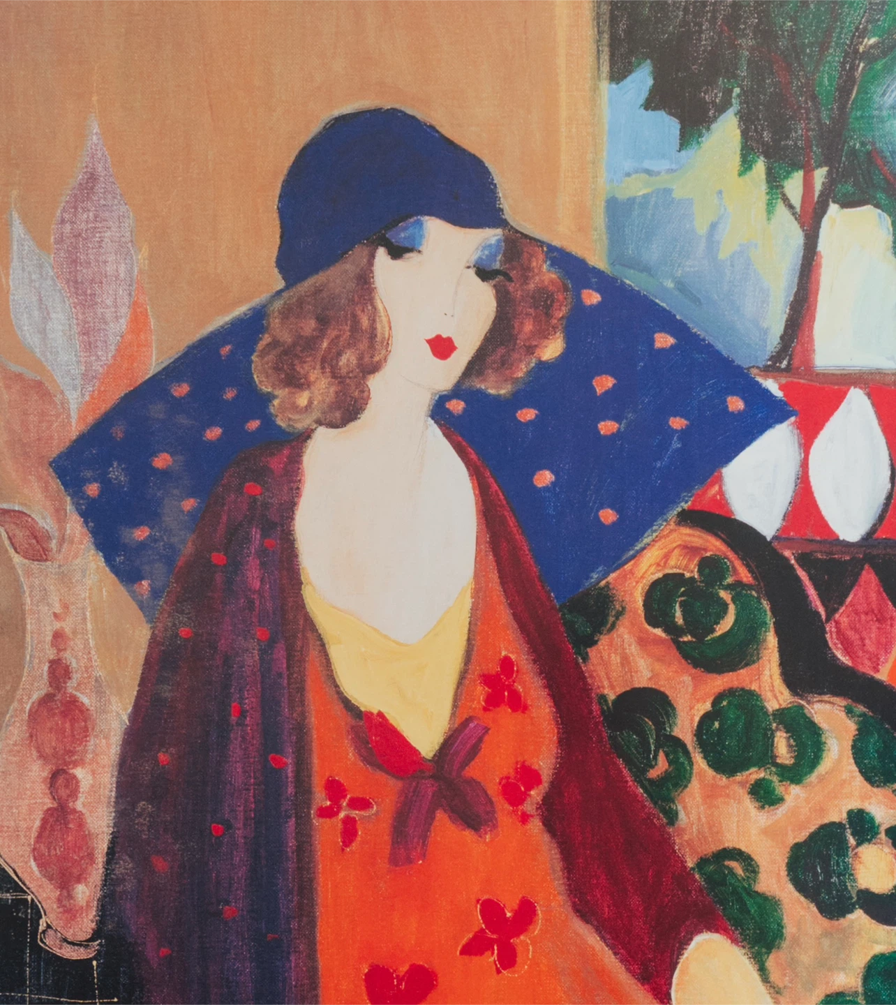 “Afternoon Reverie” — Large Framed Itzchak Tarkay Print - photo 2