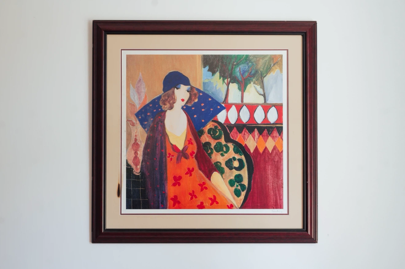 “Afternoon Reverie” — Large Framed Itzchak Tarkay Print - photo 5