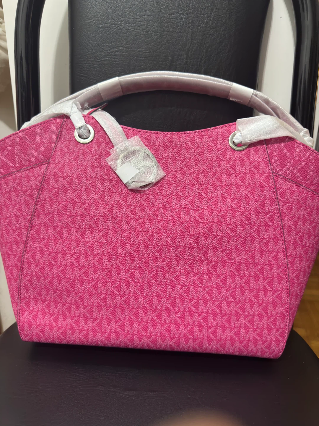 Michael Kors Pink MK Logo Tote Bag - photo 2