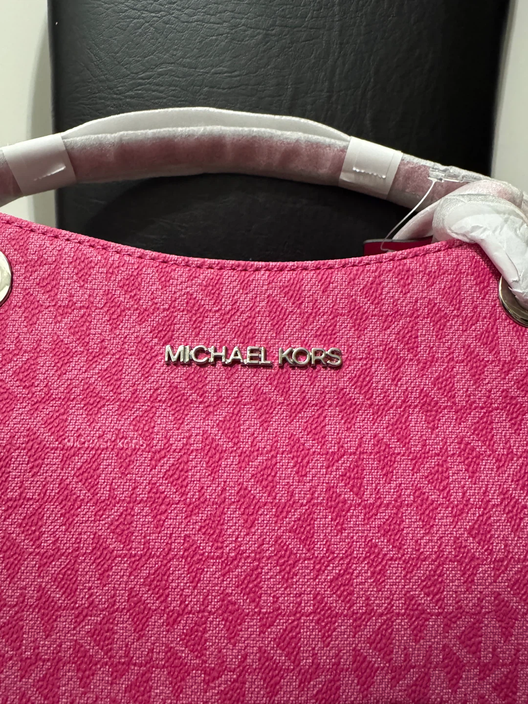 Michael Kors Pink MK Logo Tote Bag - photo 3