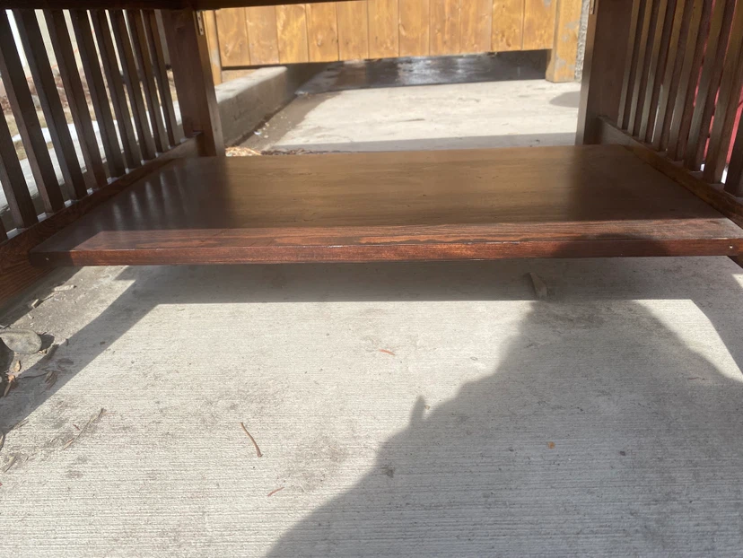 Wooden Coffee Table with real Marble Inlay - photo 4