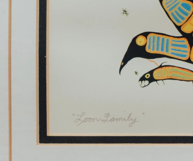 Norval Morrisseau & Ningeokuluk Teevee Canadian Art Prints - photo 5