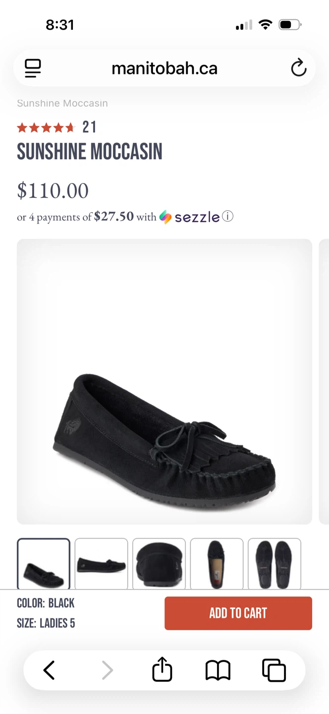 Manitobah Mukluks Sunshine Moccasins - Black - photo 3