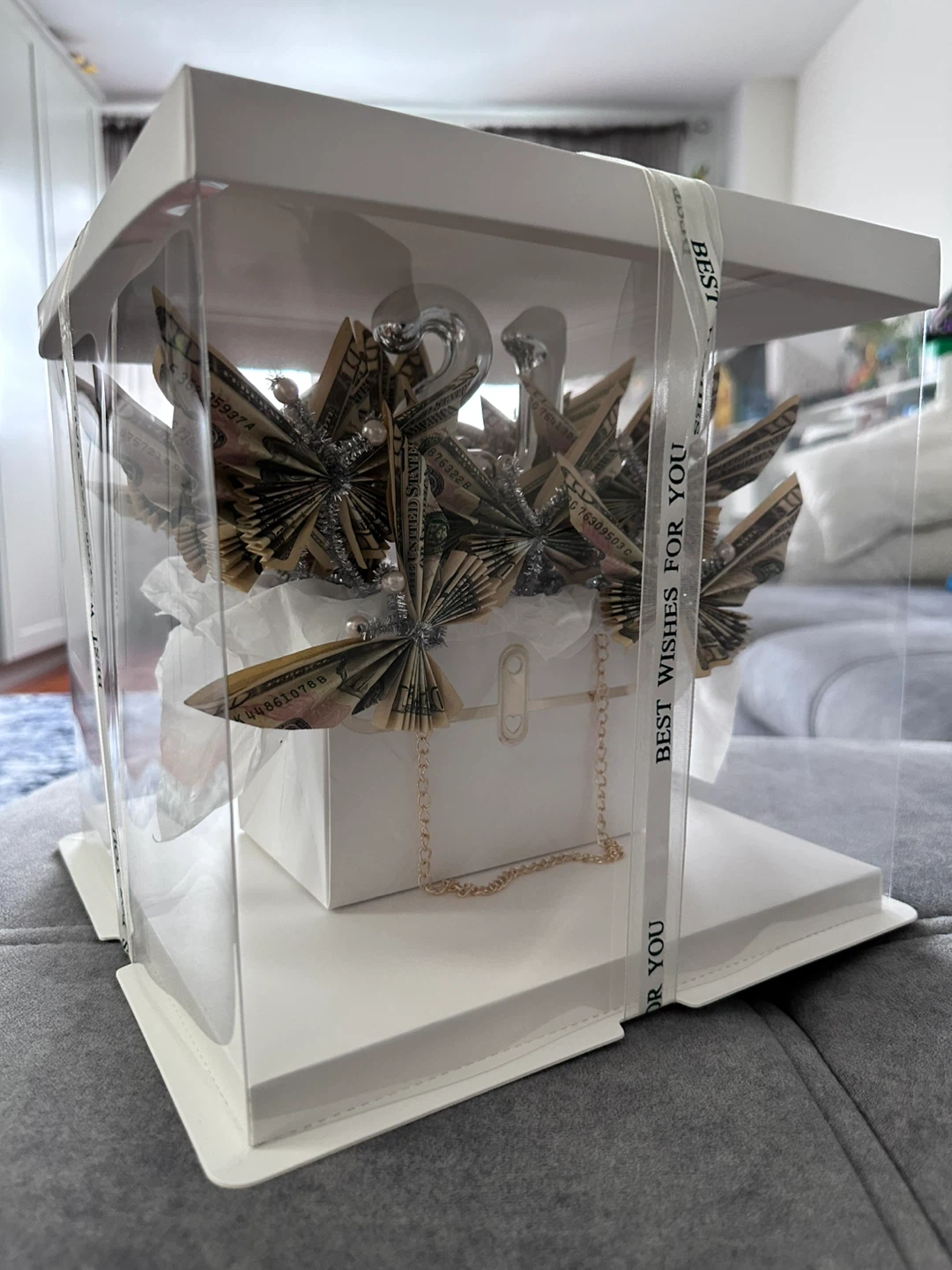 Money Bouquet Gift Box
