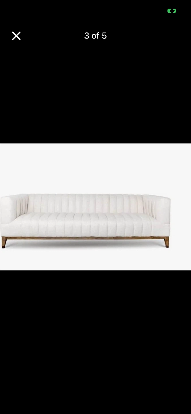 Eliot Condo Sofa in Cream - photo 3