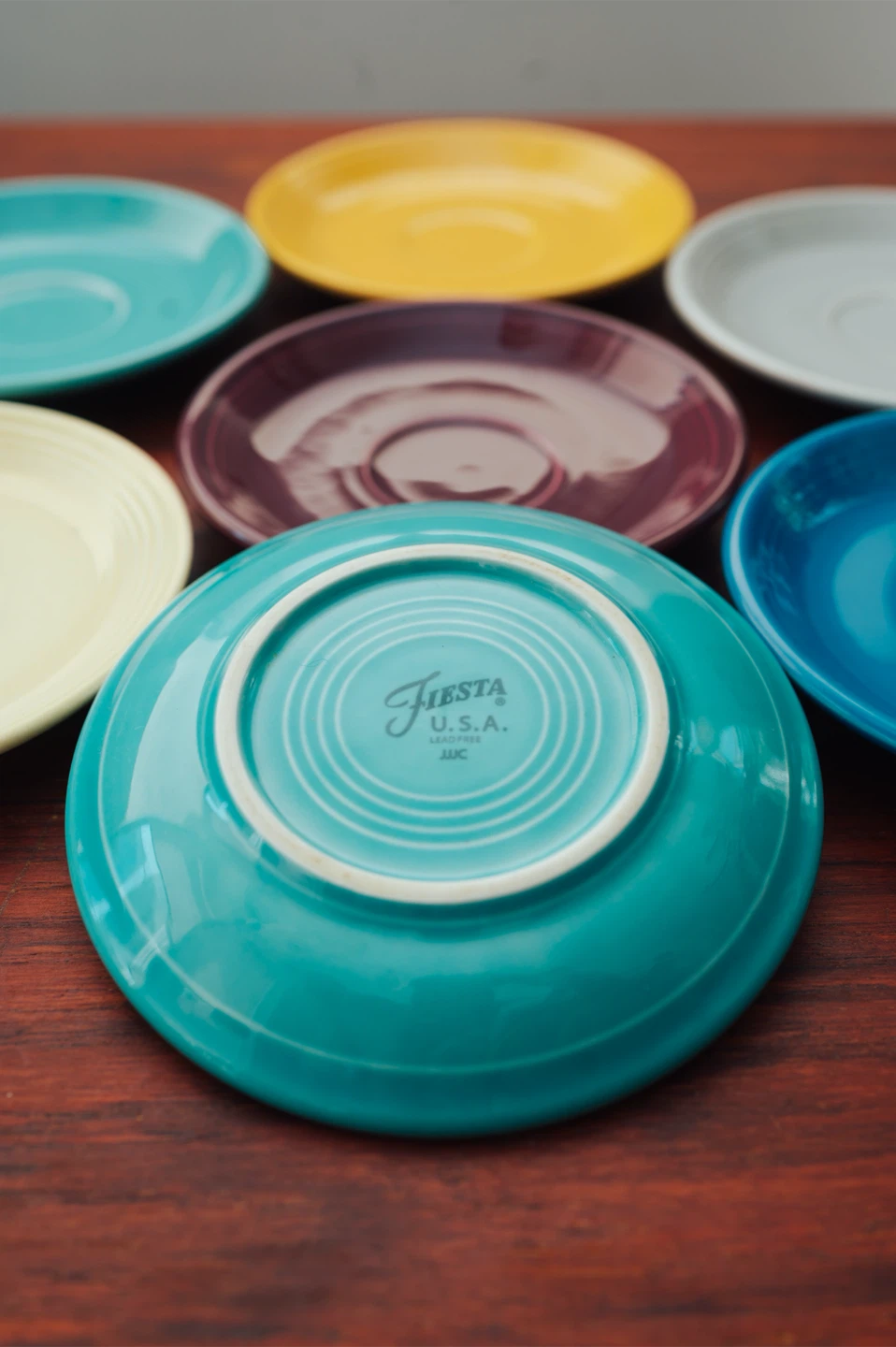 Set of Seven Vintage Fiesta Dessert / Side Plates - photo 3