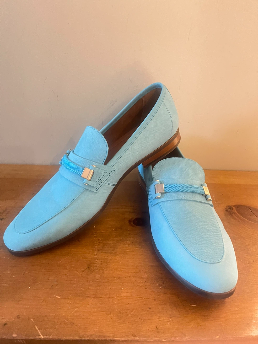ALDO Women's Light Blue Loafers
