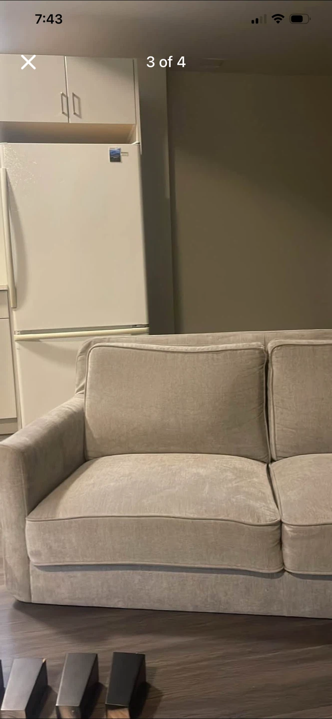 Light Grey Sofa - photo 2