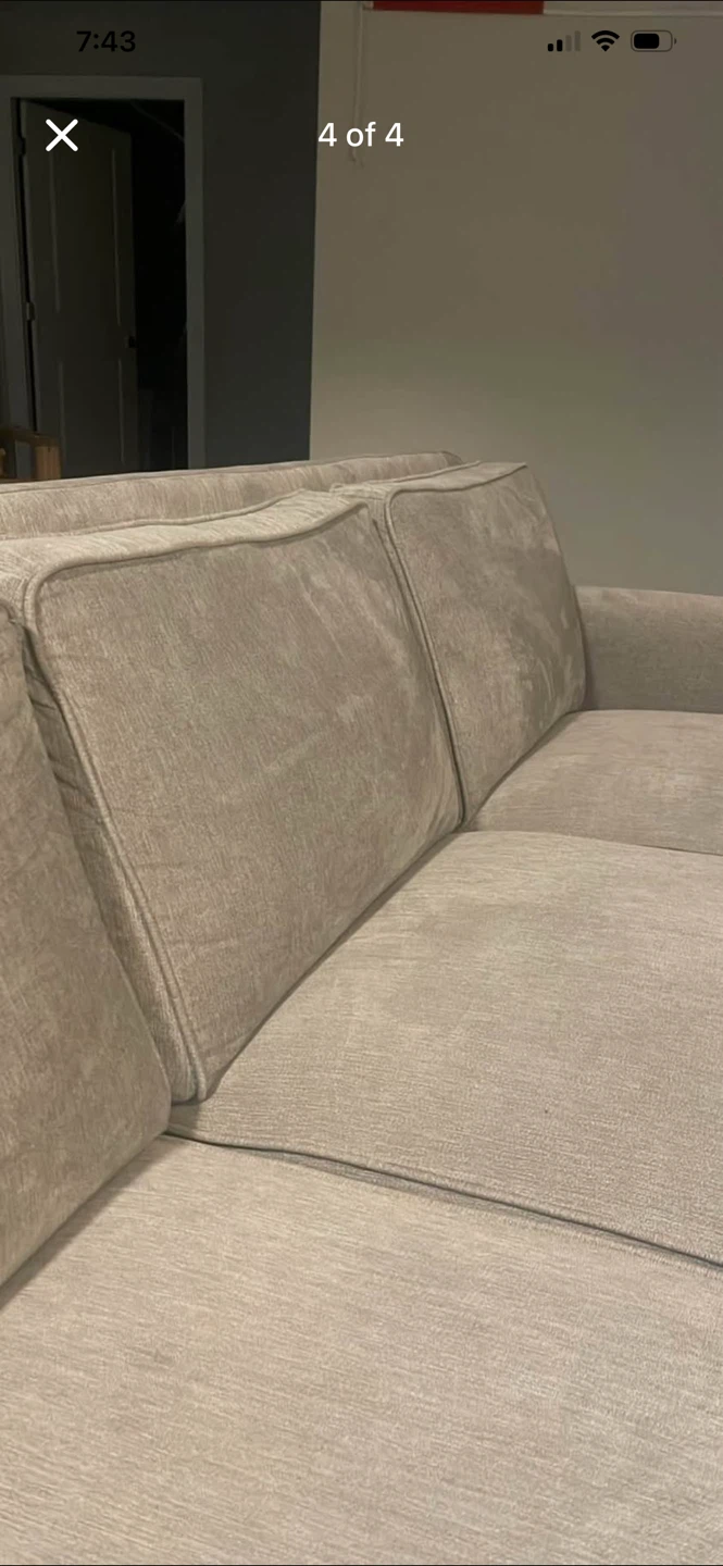 Light Grey Sofa - photo 3