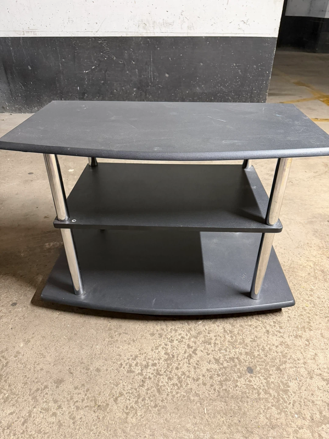 Black 3-Tier TV stand