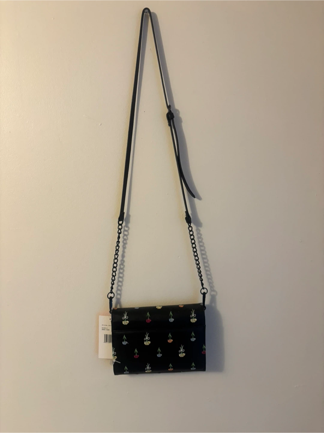 Betsey Johnson Black Embroidered Floral Wallet/Clutch - photo 3
