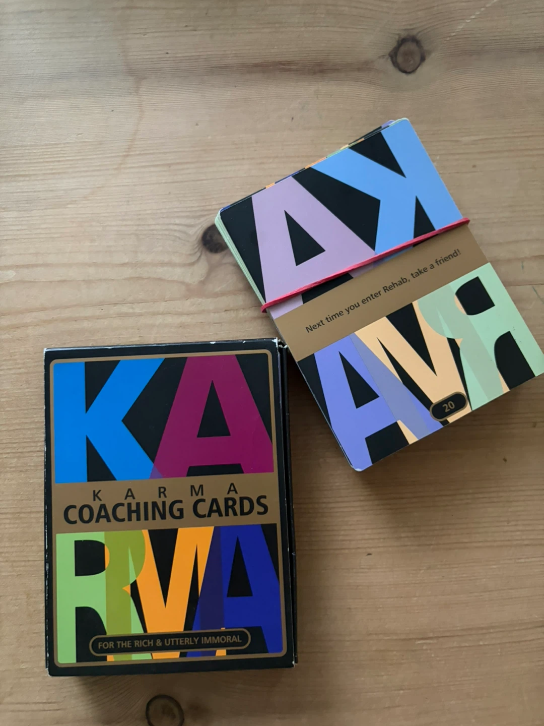 Karma Coaching Cards for the Rich & Utterly Immoral