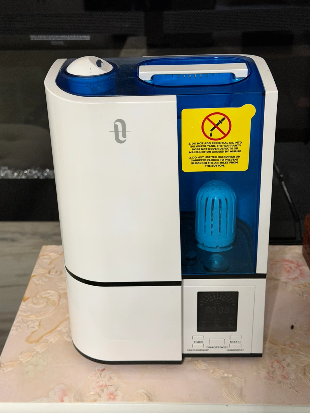 TaoTronics Cool Mist Humidifier, LED, 4L (worth $230$)