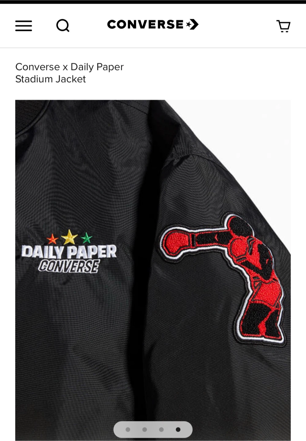 Converse x Daily Paper Stadium Jacket (Brand New)