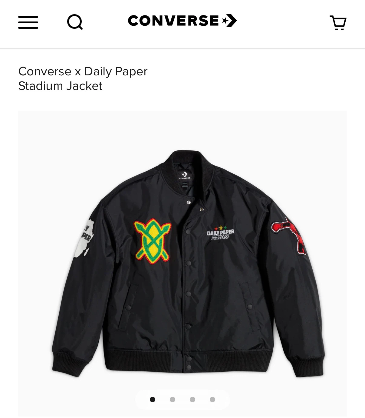 Converse x Daily Paper Stadium Jacket (Brand New) - photo 3