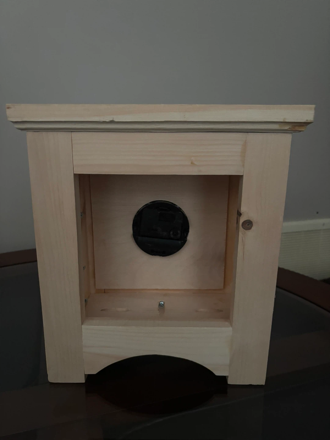 Customizable Wooden Mantel-Style Clock - photo 2