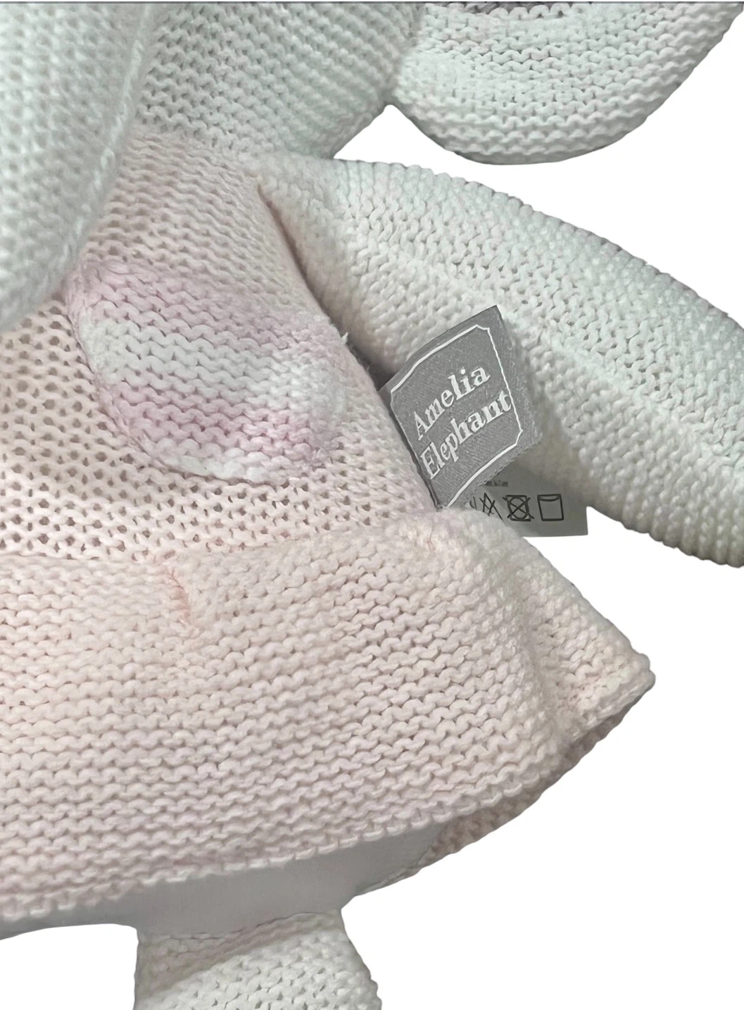 Amelia Elephant Knit Plush – Like New | Mint Condition - photo 2